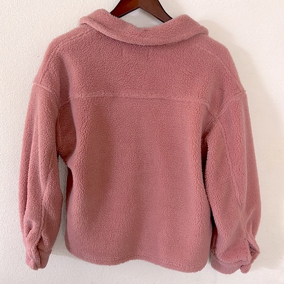 Forever 21 Pink Sherpa Jacket - Picture 2 of 13